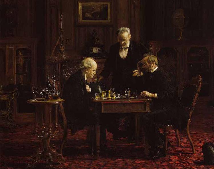 Thomas Eakins The Chess Players oil painting image